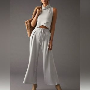 Daily Practice by Anthropologie Cowl Neck Top & Tie Waist Pants - NWTs